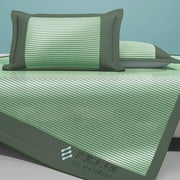 Kayannuo Back to School Summer Sleeping Mat- Foldable Rattan Summer Sleeping Mat-Cool Mat For Cooler Bed In Home School Dormitories-35.4x78.7in- 3 pieces